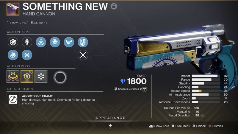Something New in Destiny 2.