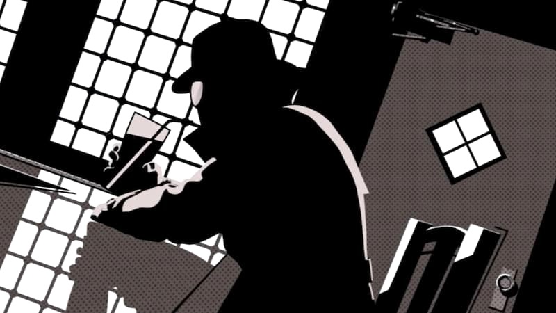 Spider-Man Noir in a bar in Spider-Man: Into the Spider-Verse