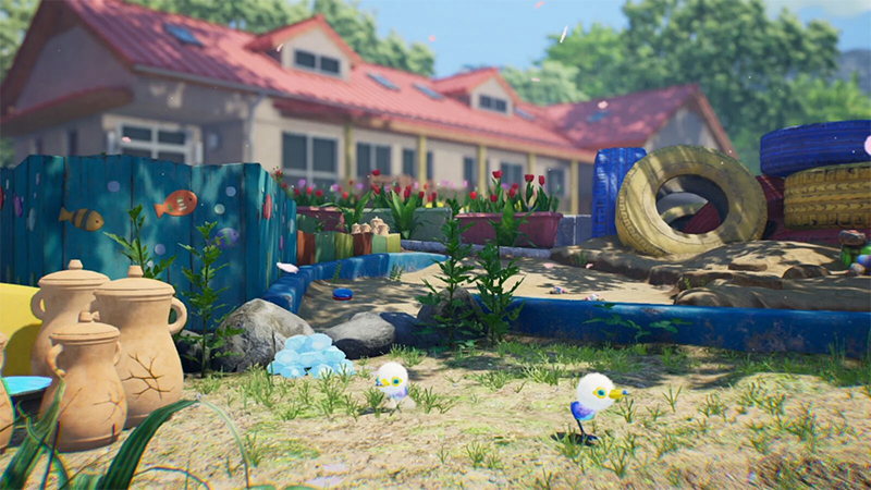 Sun Speckled Terrace in Pikmin 4