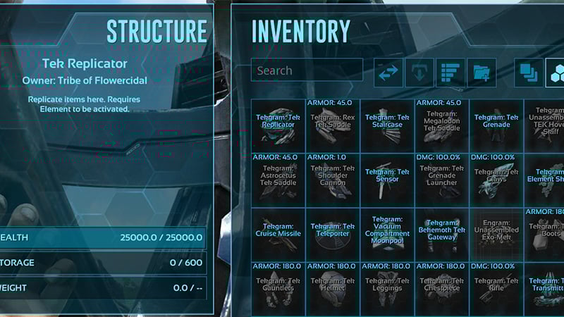 Tek Replicator Crafting Station in Ark Survival Evolved