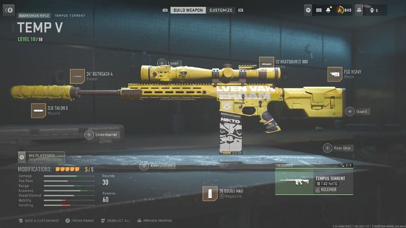 Marksman Rifle Loadout