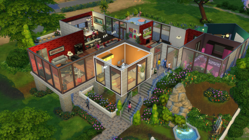 How To Get Out of Free Camera in The Sims 4 Rotating item while building home in The Sims 4.
