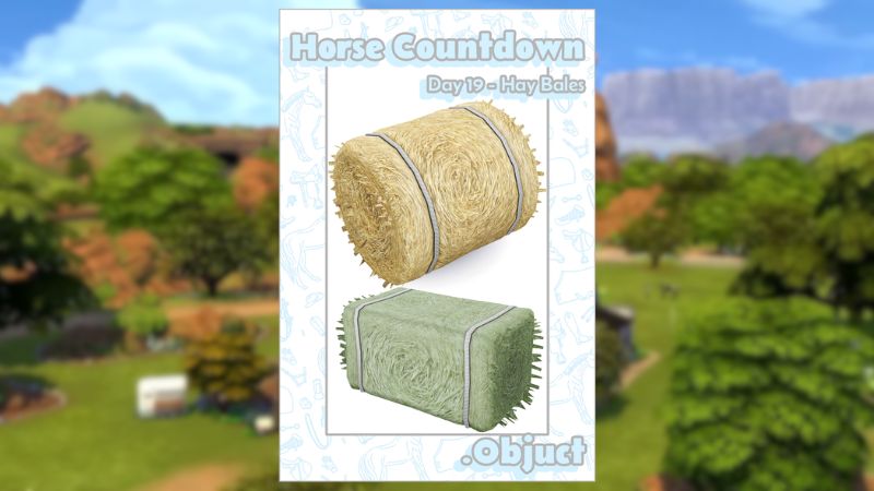 sims 4 horse ranch mod hay bales