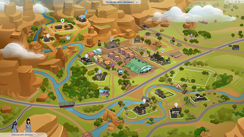 The Equestrian Center in New Appaloosa in The Sims 4