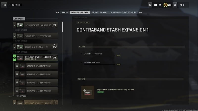 Contraband Stash Size Challenges