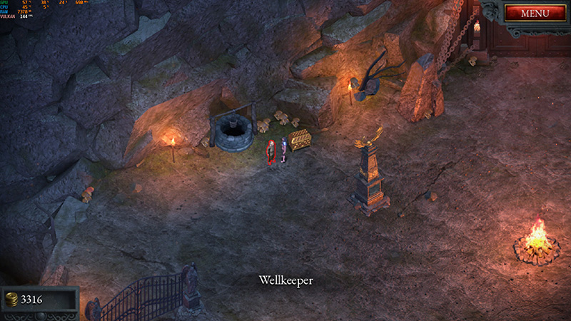 Wellkeeper NPC at Camp