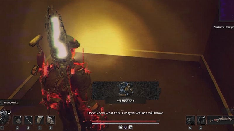 Navigate the Backroom and Obtain The Strange Box