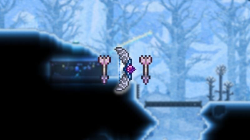 Daedalus Stormbow and Holy Arrows in Terraria
