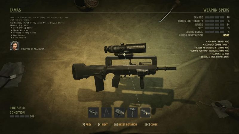 Special FAMAS Weapon