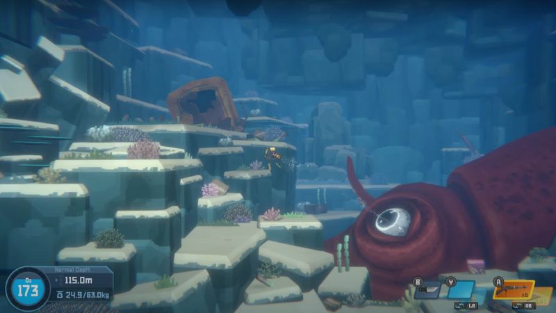 Giant Squid in Dave The Diver