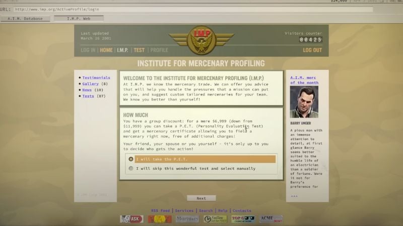 Jagged Alliance 3 Tips and Tricks: Create a Custom Mercenary