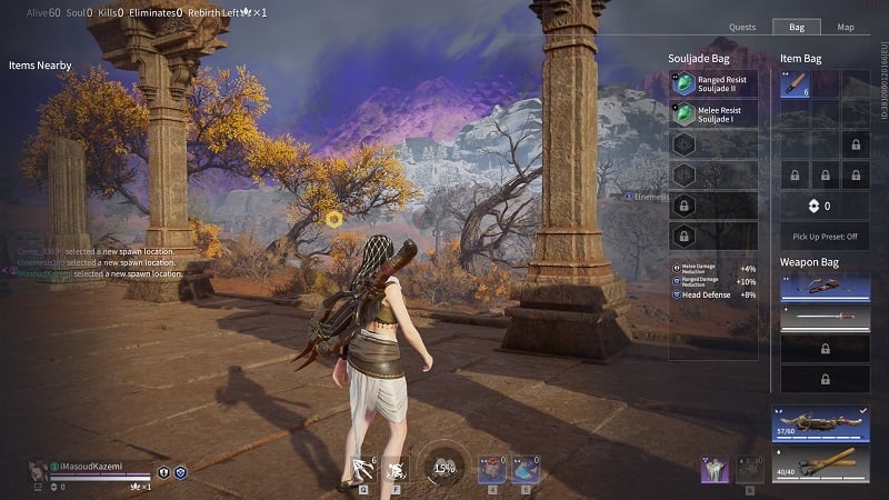 Have Extra Weapons with Yourself