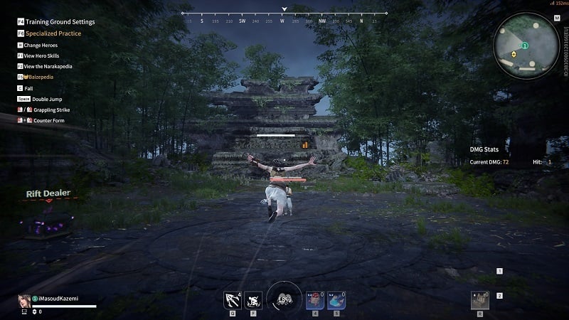 Using Grappling Hook in Naraka Bladepoint