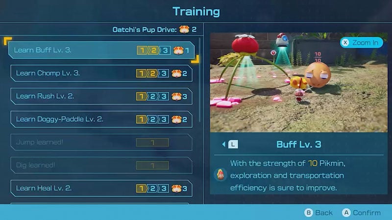 Pikmin 4: All Oatchi Upgrades Explanations