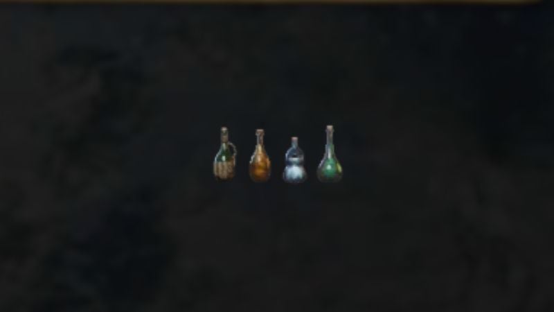 Potions in Halls of Torment