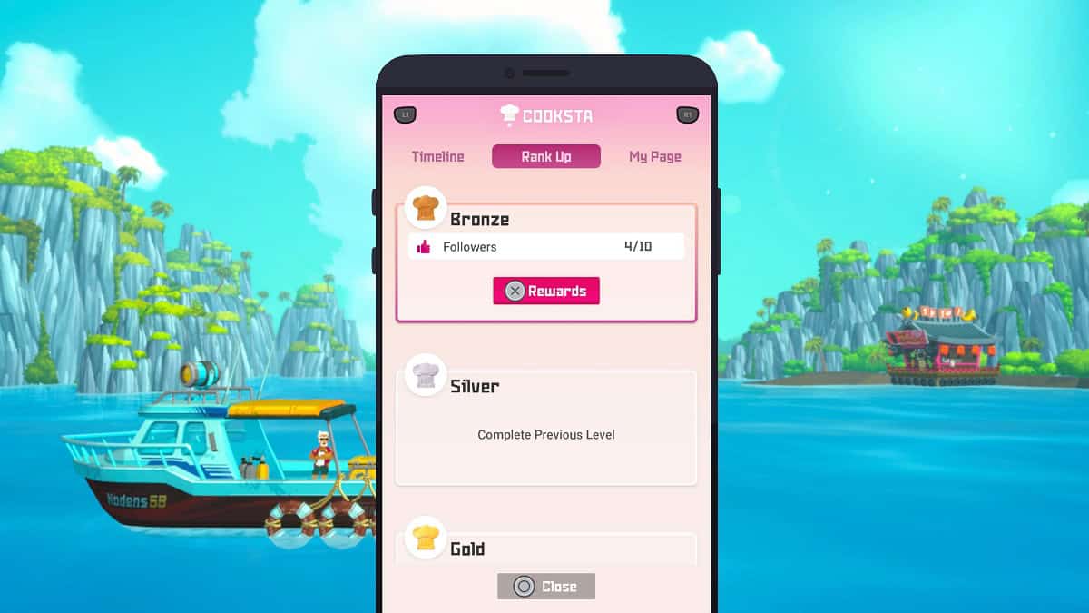 increase cooksta rank to get more customers per night