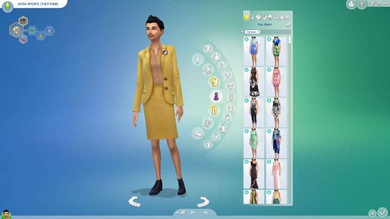 How to get into Career Outfit Create-A-Sim.