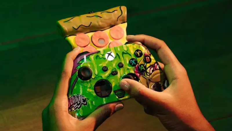 xbox tmnt controller pizza 