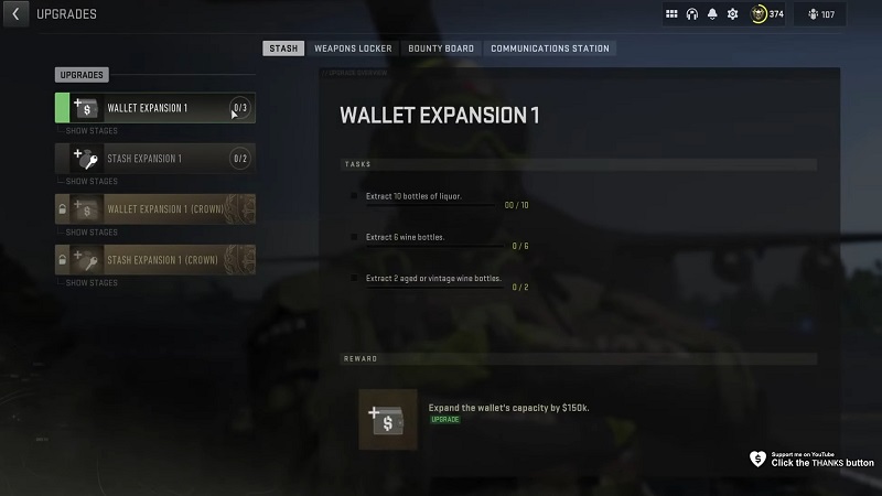 DMZ how to get wallet