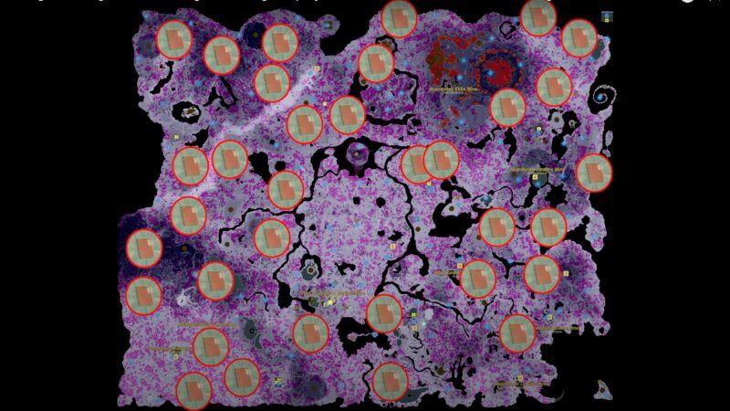 All Yiga Schematic Locations in Zelda Tears of the Kingdom