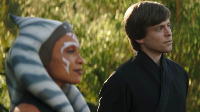 Ahsoka and Luke in The Book of Boba Fett