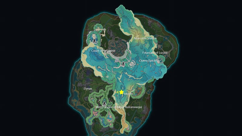 All Fontaine Shrine of Depths Locations in Genshin Impact 4.0