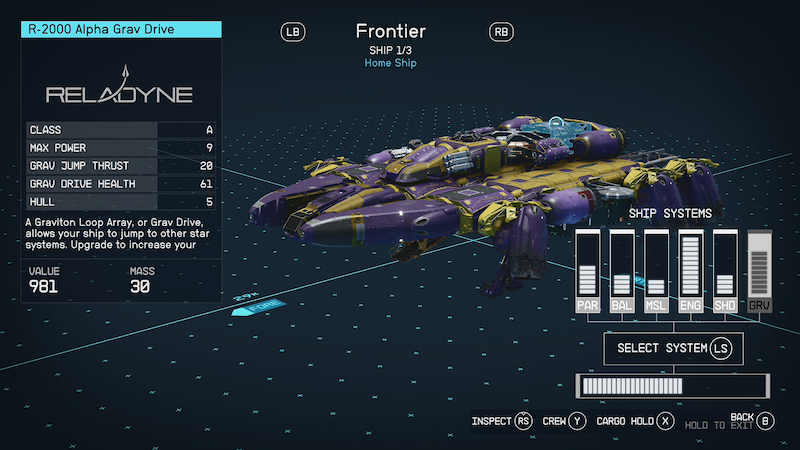 All Ship Systems & What They Do in Starfield