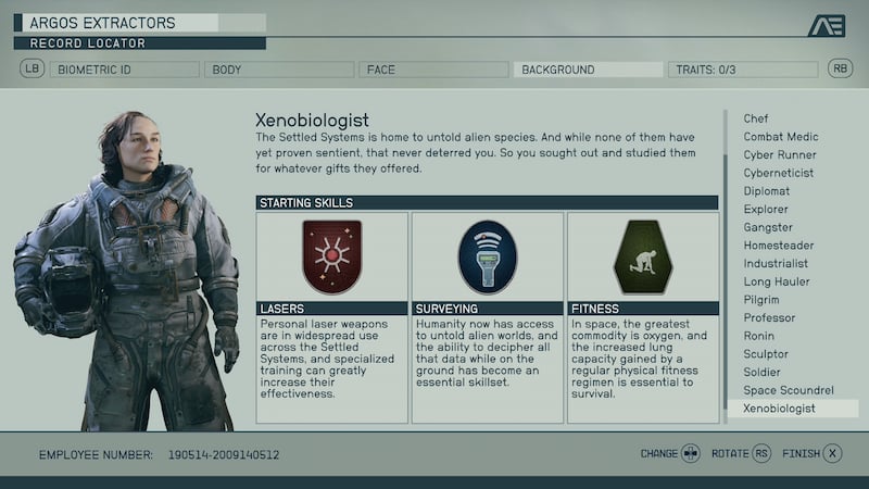 All Starfield Backgrounds & Their Perks