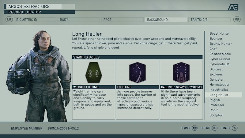 All Starfield Backgrounds & Their Perks