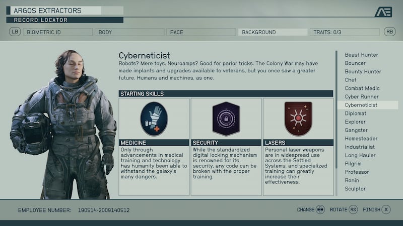 All Starfield Backgrounds & Their Perks