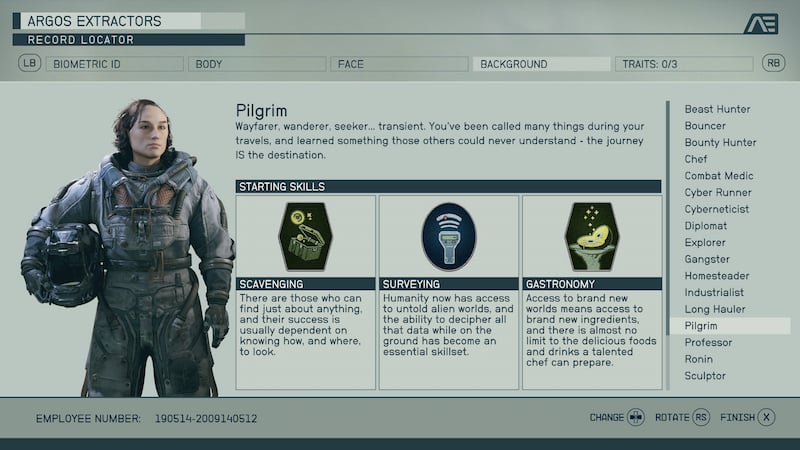 All Starfield Backgrounds & Their Perks