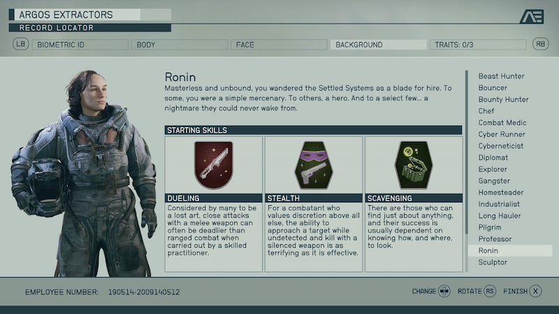 All Starfield Backgrounds & Their Perks