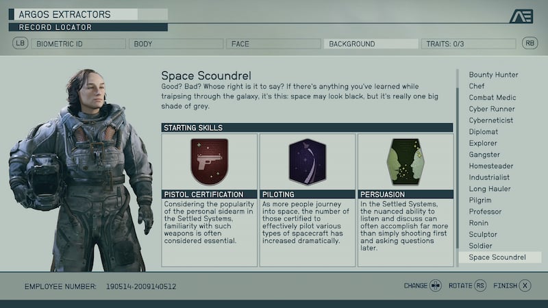 All Starfield Backgrounds & Their Perks