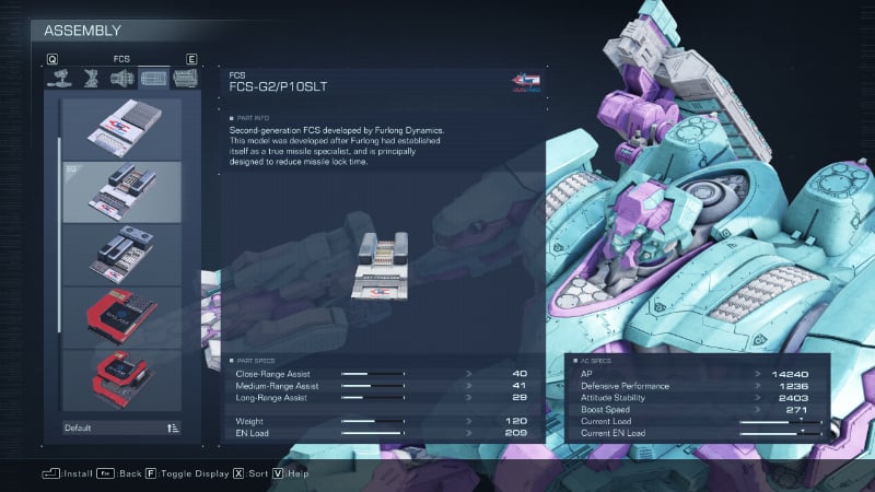 The P10SLT FCS from AC6