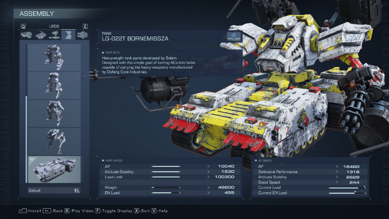 Bornemissza in Armored Core 6