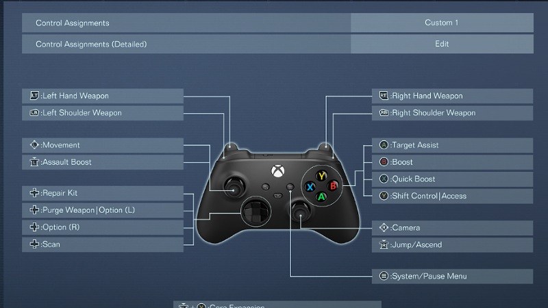 AC6 Controller Settings