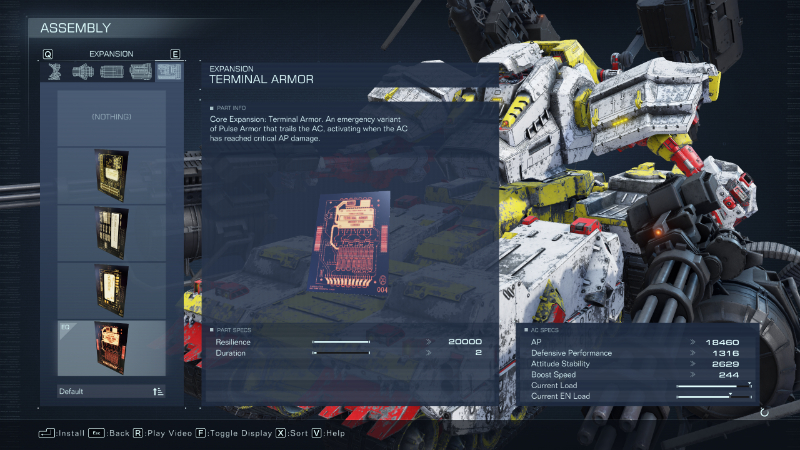 Terminal Armor from AC6, ideal for the Arena