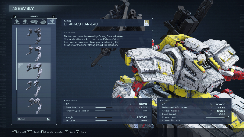 Tian Lao arms in AC6