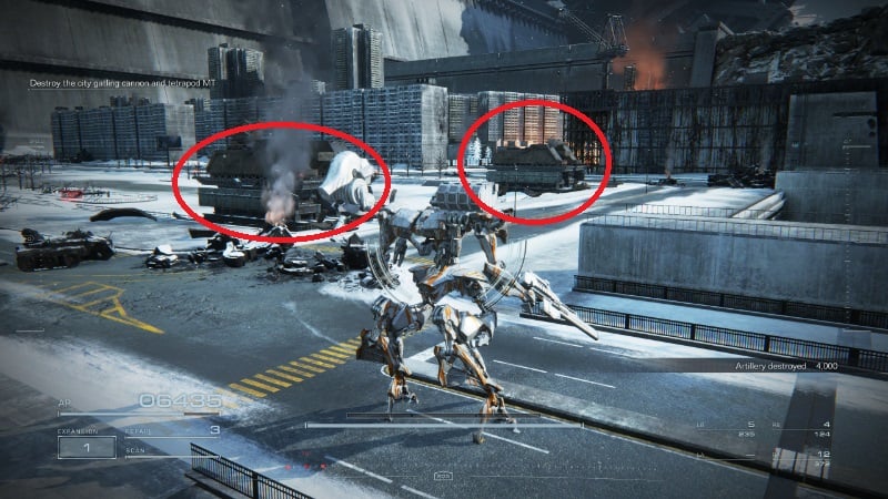 The Gatling Cannons in AC6