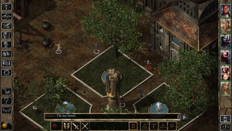 A grassy square in Baldur's Gate 2, one of several games like Baldur's Gate 3