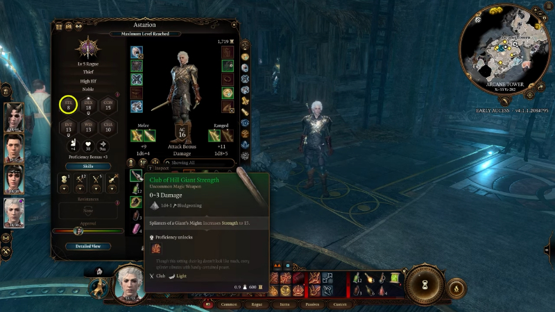 Club of Hill Giant Strength BG3