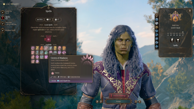 Crown of Madness in BG3