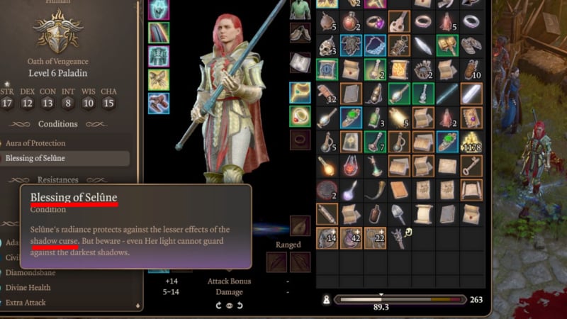 Blessing of Selune Effect