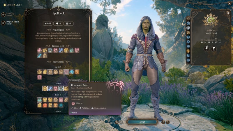 Dominate Beast in BG3