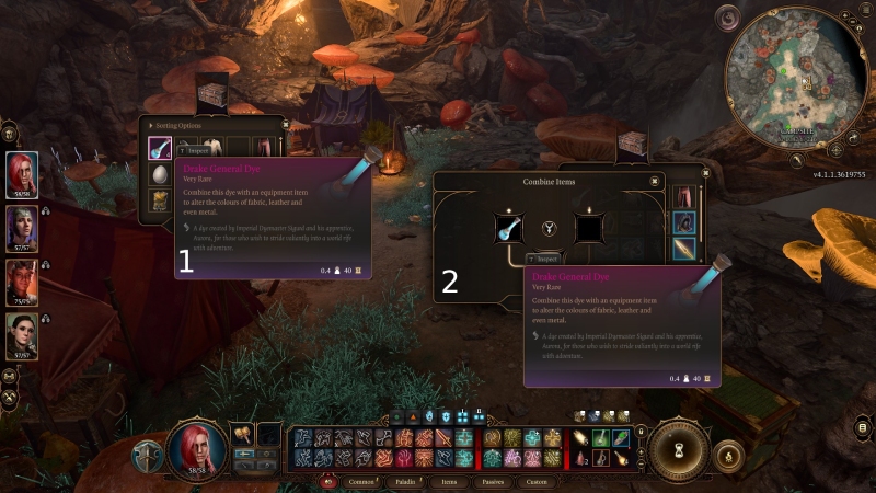 Baldurs Gate 3 Dye Armor