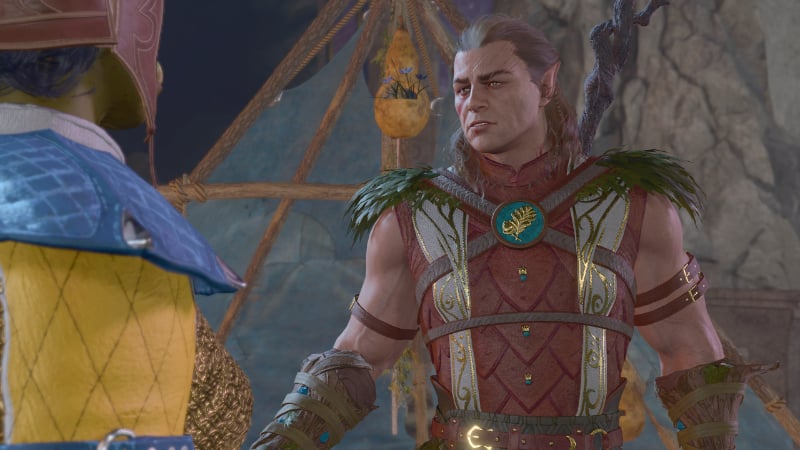 Halsin in camp in Baldur's Gate 3