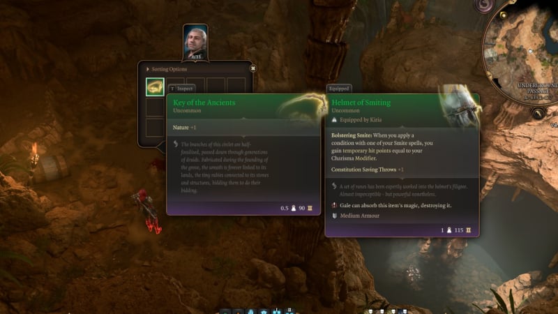 Underground Passage Loot