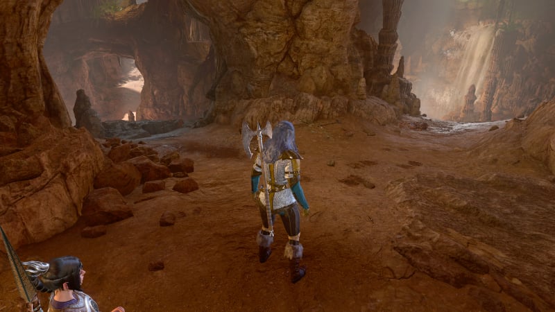 The party explores the Owlbear Cave in Baldur's Gate 3, shortly after the game's introduction