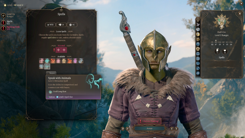 Speak with Animals in BG3