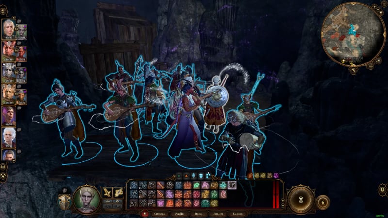 Many characters play instruments in Baldur's Gate 3 thanks to the Start Your Own Band mod